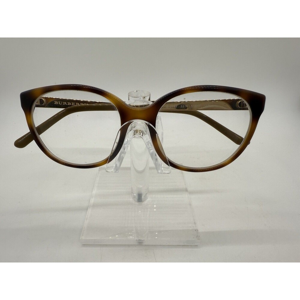 BURBERRY B 2142 3316 51-17 140 Havana With A Case Authentic Hard To Find - Picture 2 of 14